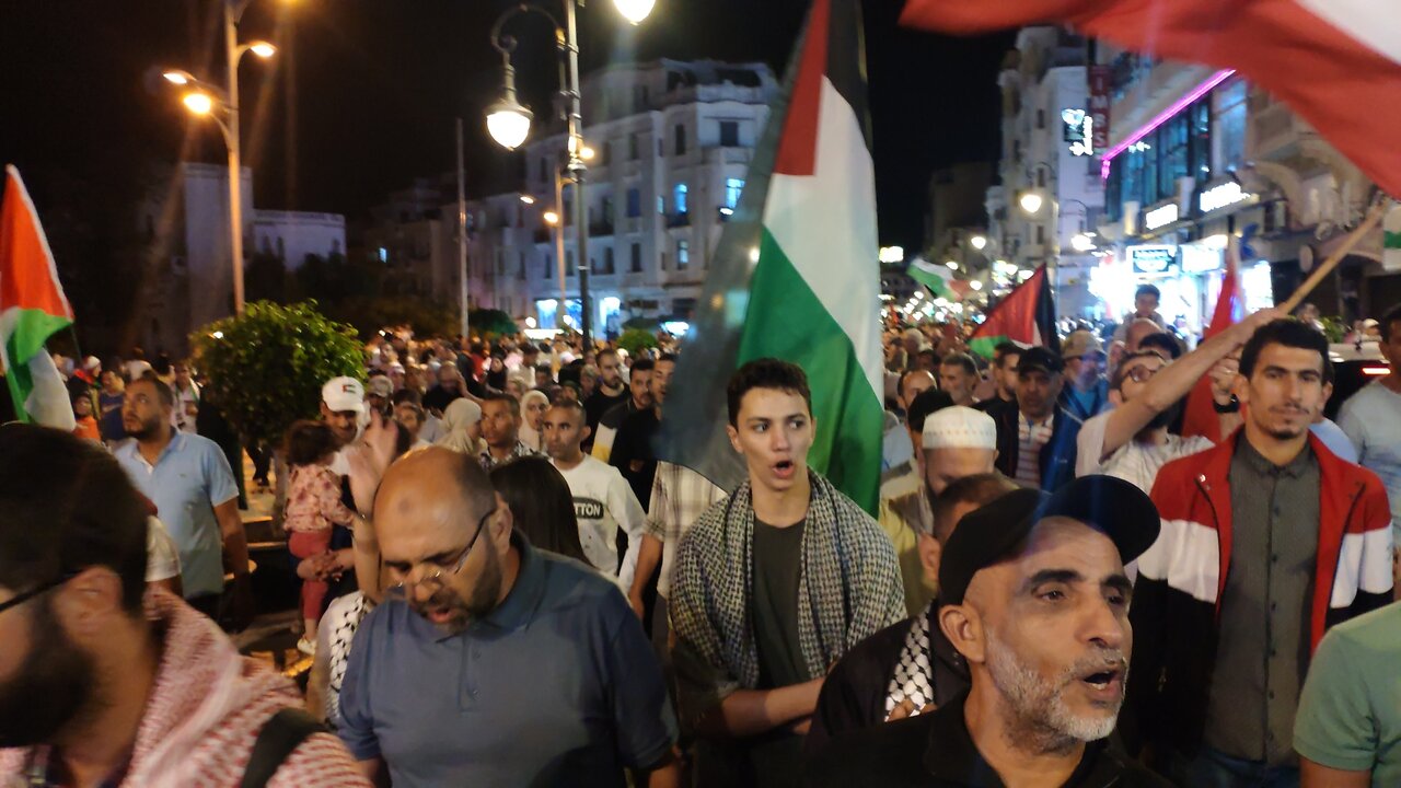 كلمة الجبهة المغربية لدعم فلسطين ومناهضة التطبيع جمال العسري في مسيرة طنجة 30 09 2024