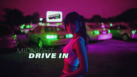 Midnight Drive In 🚘 Infrared Arcade Vibes - Chill Lo-Fi Beats