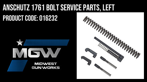 Anschutz 1761 Bolt Service Parts, Left - 016232