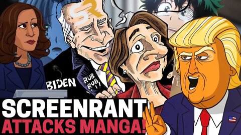 Screenrant ATTACKS Manga! Says Manga is MORE Political Than Western Comics?! Fans ROAST In return!