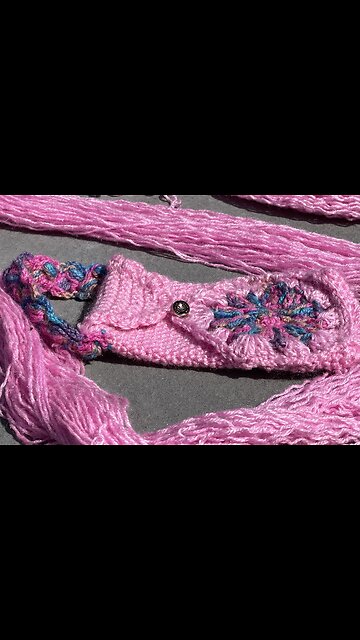 Crochet mobile cover handle #crochet #craft #art