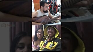 Tocando violão para pessoas desconhecidas no OmeTV/Omegle e a ligação caiu :( #shorts #03