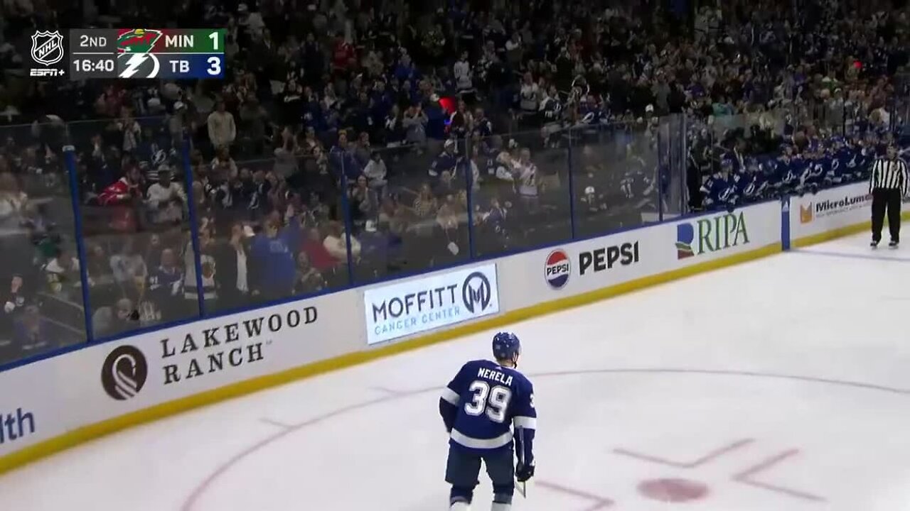 Merela's first NHL goal