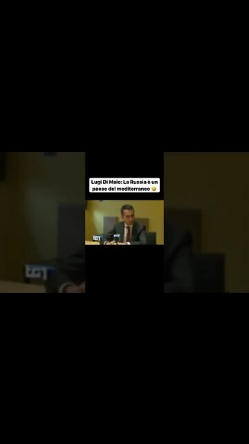 Luigi Di Maio: La Russia è un paese del mediterraneo 🤣