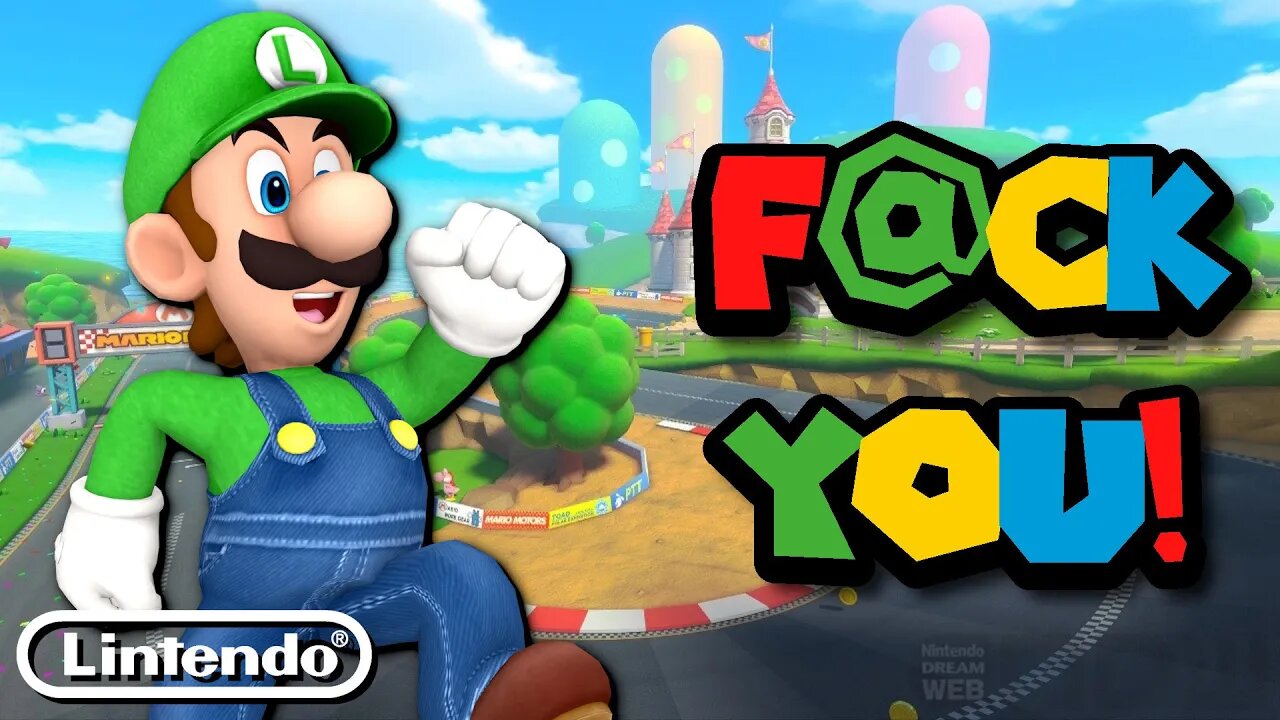 Mario Kart 8, but I progressively get angrier after every race | Mario Kart 8 Deluxe