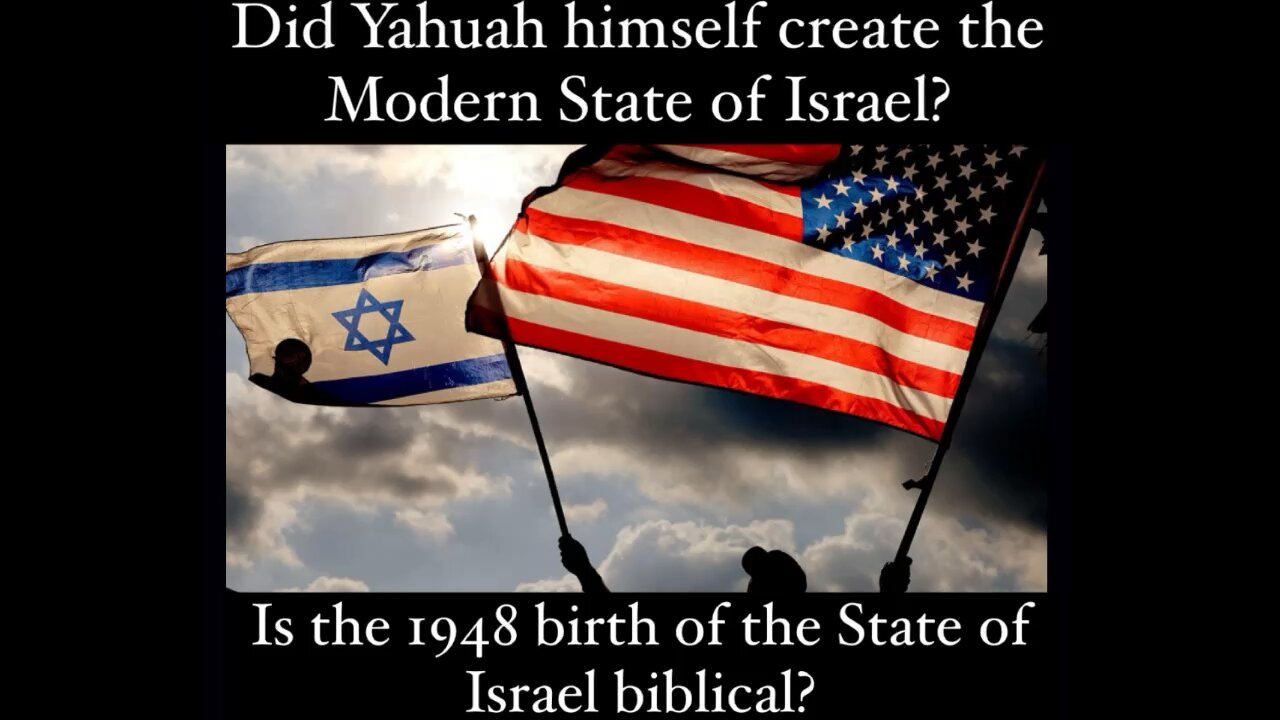 Is God of the Bible behind Zionist Israel? 1948 prophecy & Christian Zionism exposed.