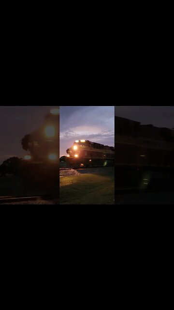 Florida East Coast Railway FEC-107 at Daytona Beach Golf Club Mar. 29 2023 #railfanrob #fec107