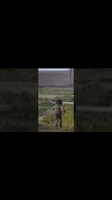 Every time, 8-year-old Lesha from the Belgorod village military equipment near his house.