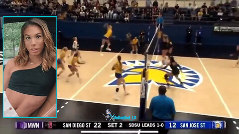 Another Illustration Of Why It's Wrong: Trans V'Ball Player Knocks Down Opponent With Vicious Spike