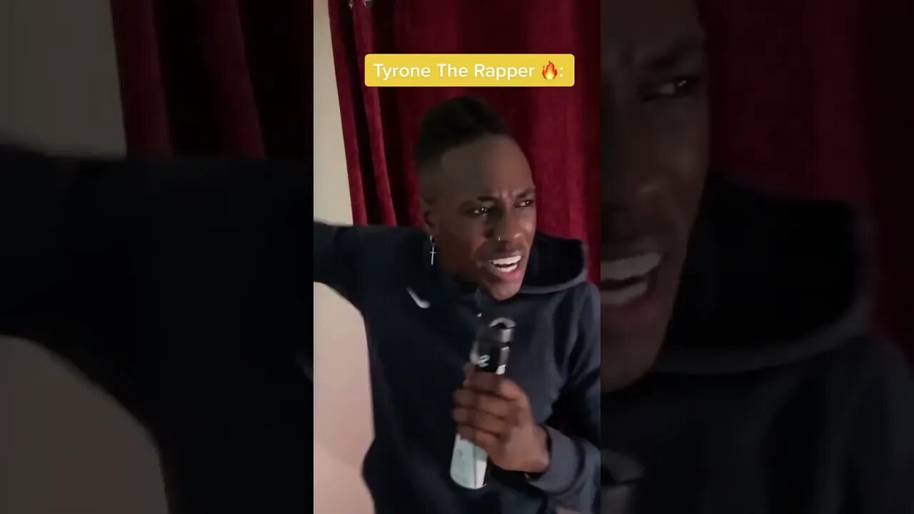 Tyrone The Rapper in the booth😂 #emanskit