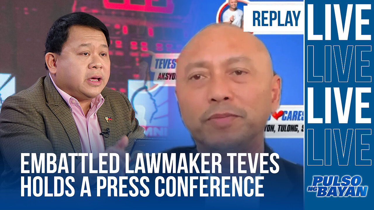 Nagsagawa ng press conference ang embattled lawmaker na si Arnie Teves