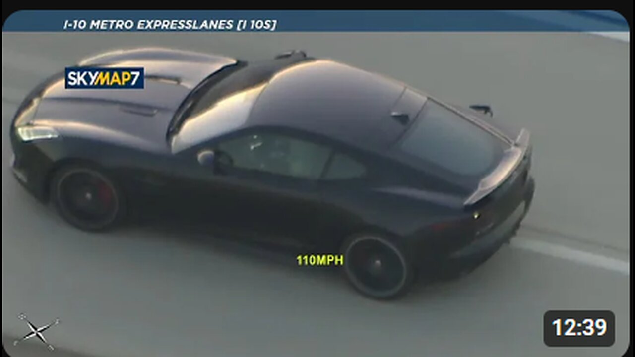 CHASE: Wild high-speed chase of stolen Jaguar through LA freeways