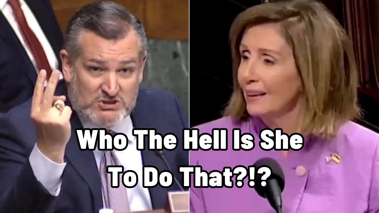 Sen. Ted Cruz ANNIHILATES Nancy Pelosi: "She Is Drunk On Power"!!