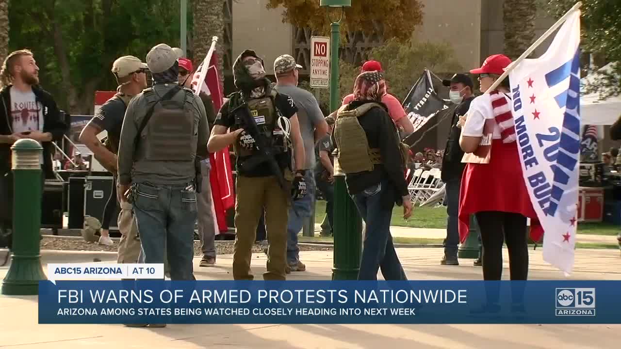 FBI warns of armed protests nationwide