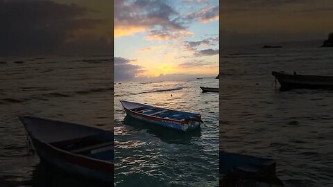 that Caribbean sunrise #travel #dominicanrepublicbeaches