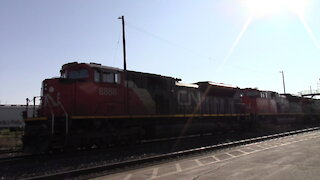 CN 8888, CN 8873 & CN 2299 Engine Manifest Train Eastbound On Strathroy Sub