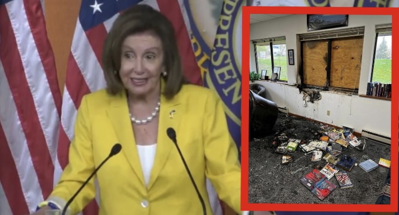 Pelosi Reacts to Pro Life Centers Being FireBombed