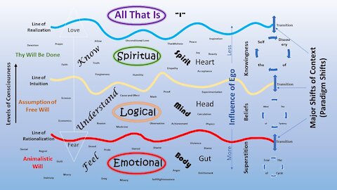 The Many levels Of Consciousness ~ Shame To Enlightenment ❤️🧡💛💚💙💗💜