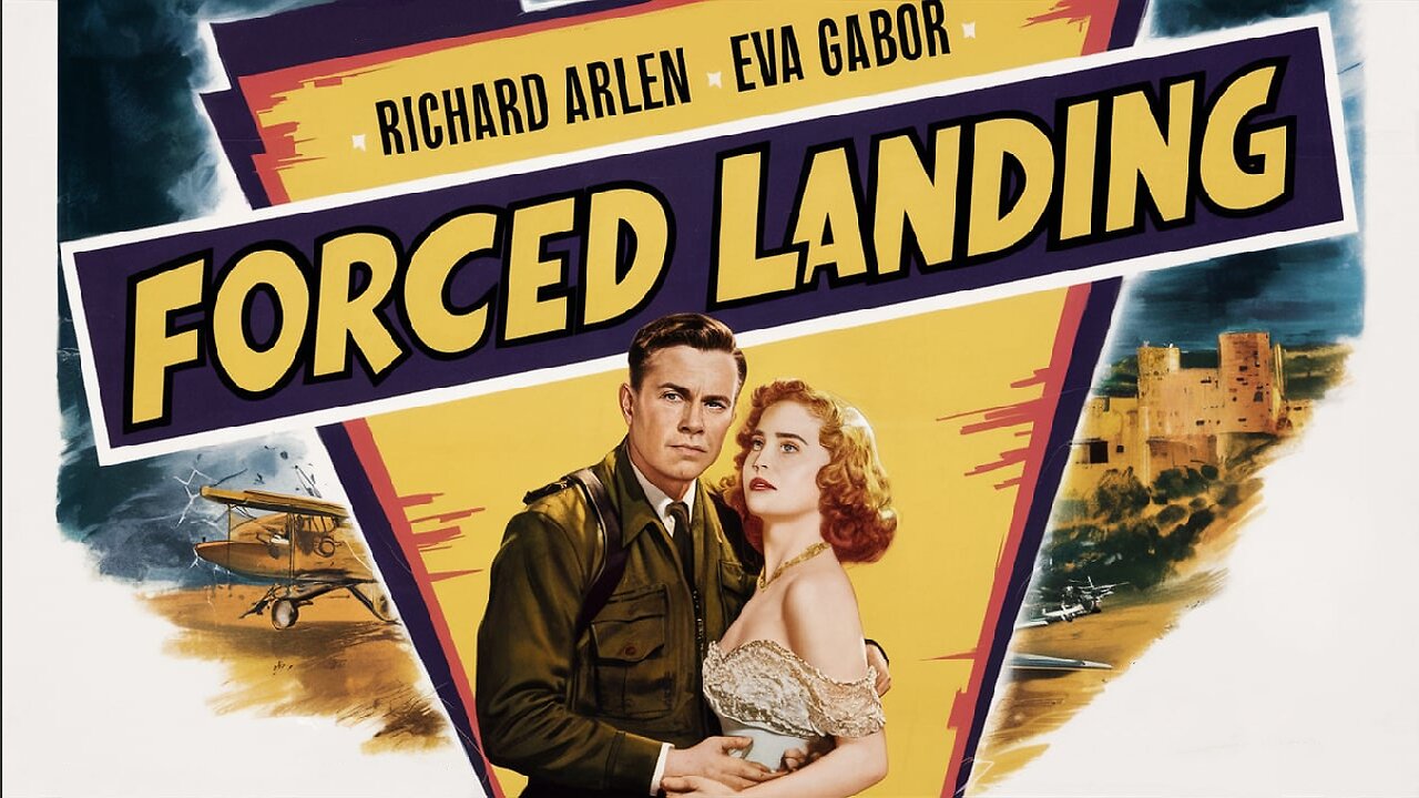 FORCED LANDING (1941) Richard Arlen, Eva Gabor & J. Carrol Naish | Adventure | B&W