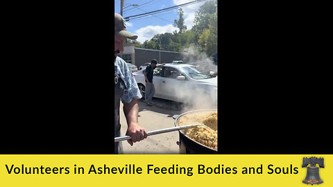 Volunteers in Asheville Feeding Bodies and Souls