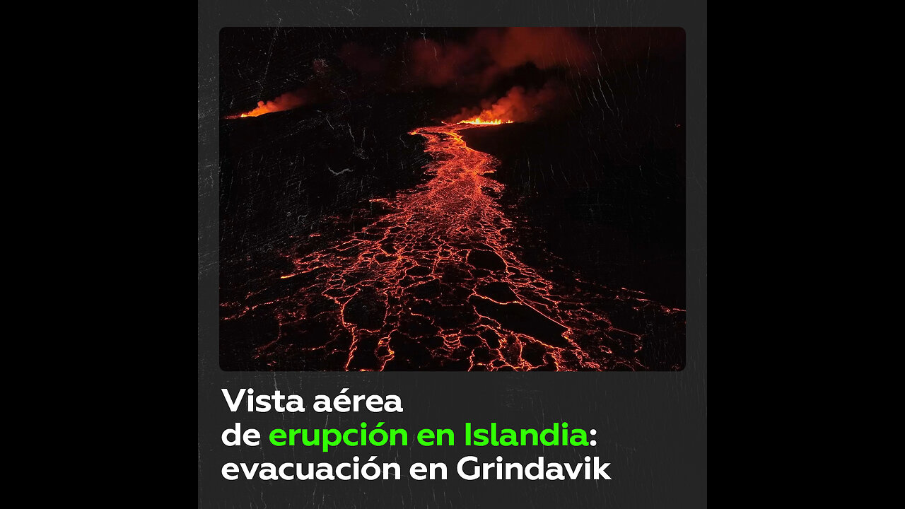 La lava arrasa en Svartsengi: imágenes de erupción volcánica en Islandia