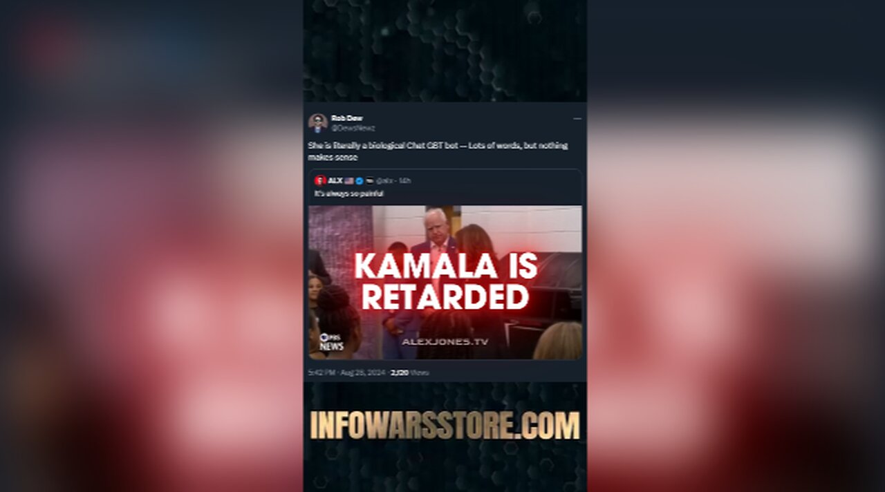 Try Making Sense of Anything Kamala Says - INFOWARS on X