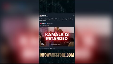 Try Making Sense of Anything Kamala Says - INFOWARS on X