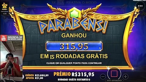 GATES OF OLYMPUS MEU PRIMEIRO DIA GANHEI 280 REAIS MEGAWAYS