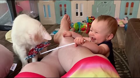 Funny Babies Play With Dogs And Cats 😁🙀🐶🙀😁 #funny #babies