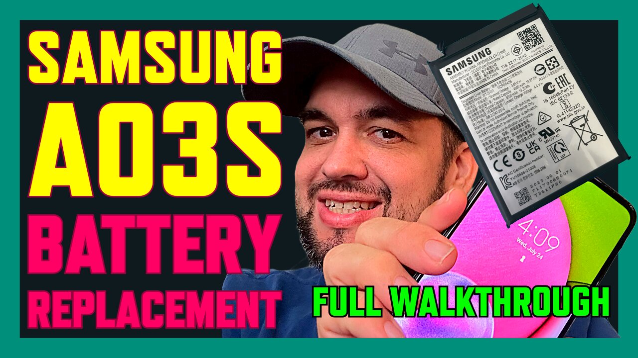 Samsung A03S Battery Replacement Full Walkthrough to get charging again quick!