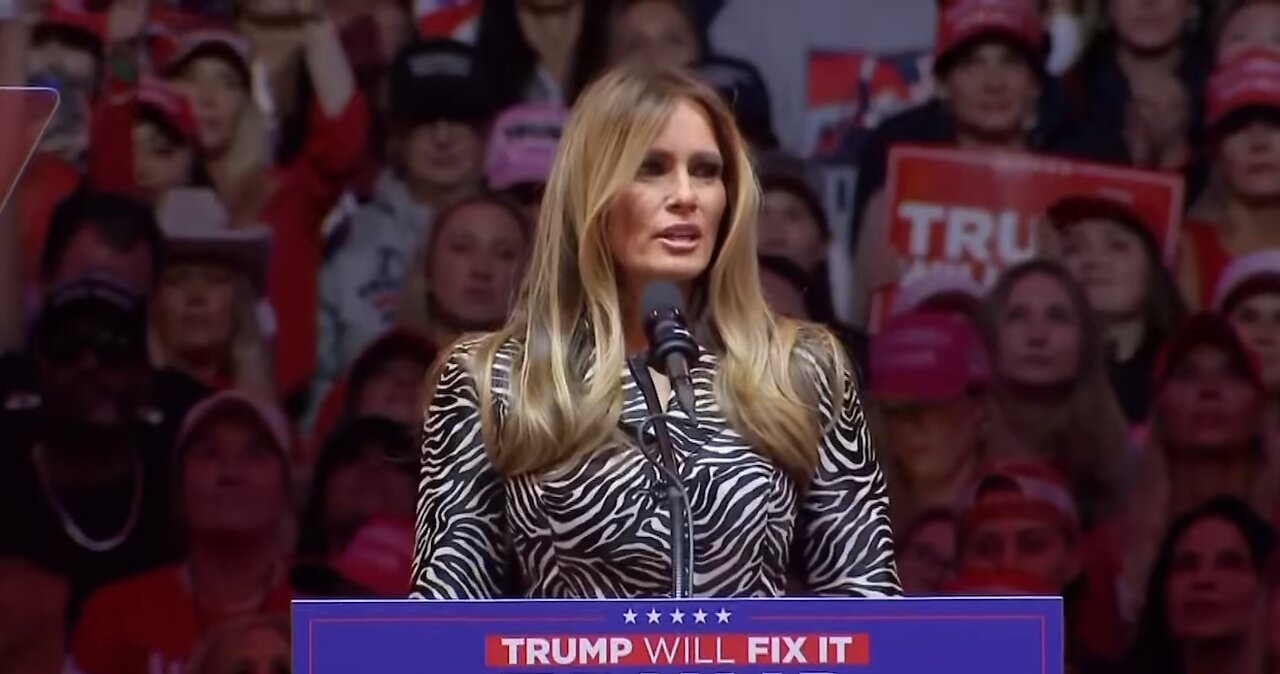 AMERICA NEEDS THE MAGIC BACK! Melania Trump at Madison Square Garden New York rally