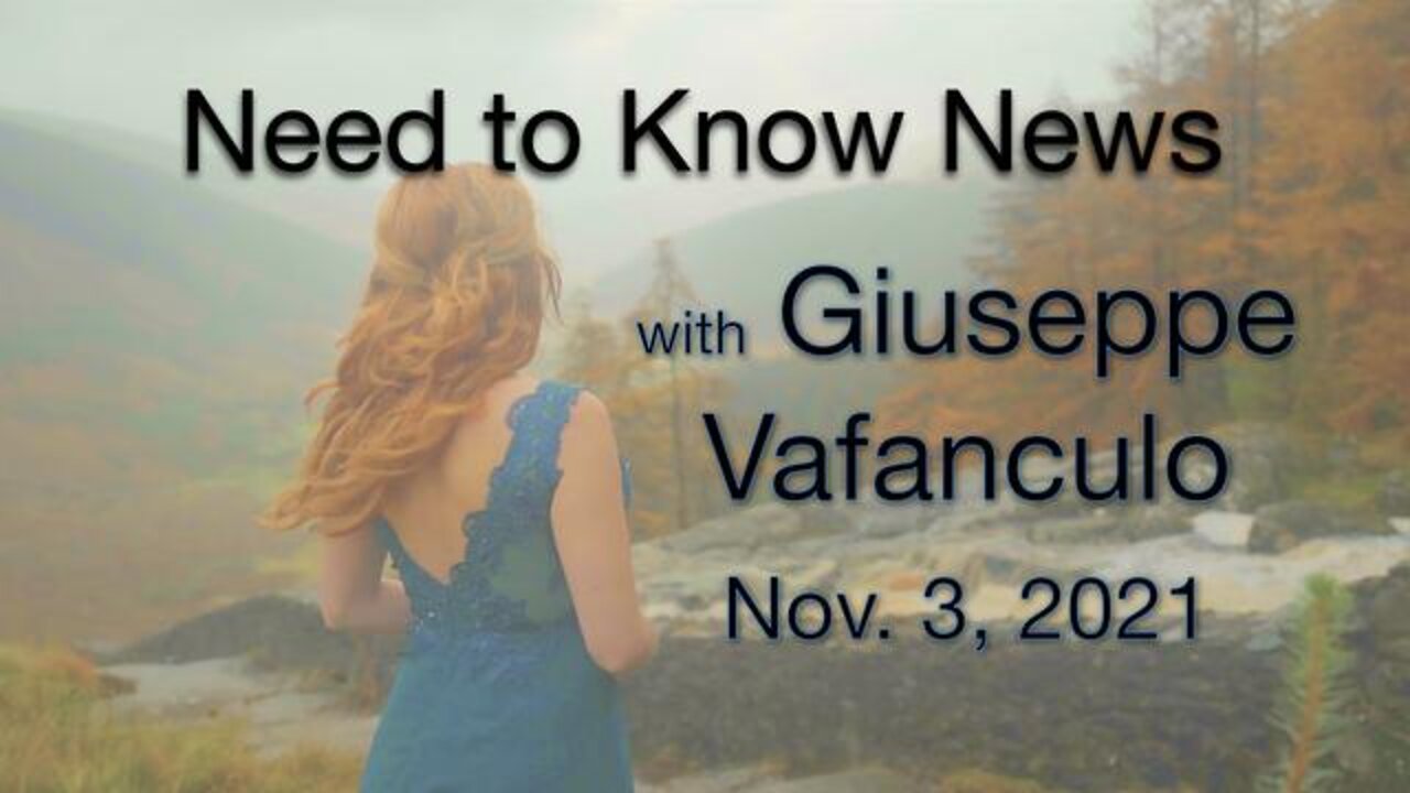 Need to Know News (3 November 2021) with Giuseppe Vafanculo