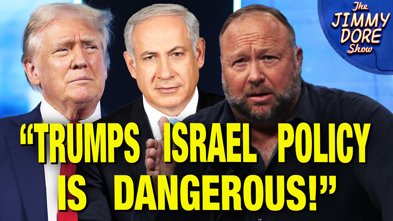 “I’m Disappointed In Trump’s Support For Israel” – Alex Jones (Live From Ramova Theatre)