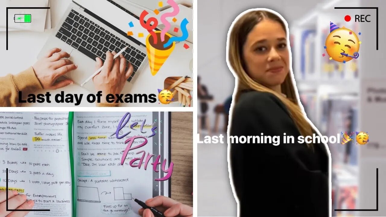 Finally Free: Last Exam and Farewell to School!