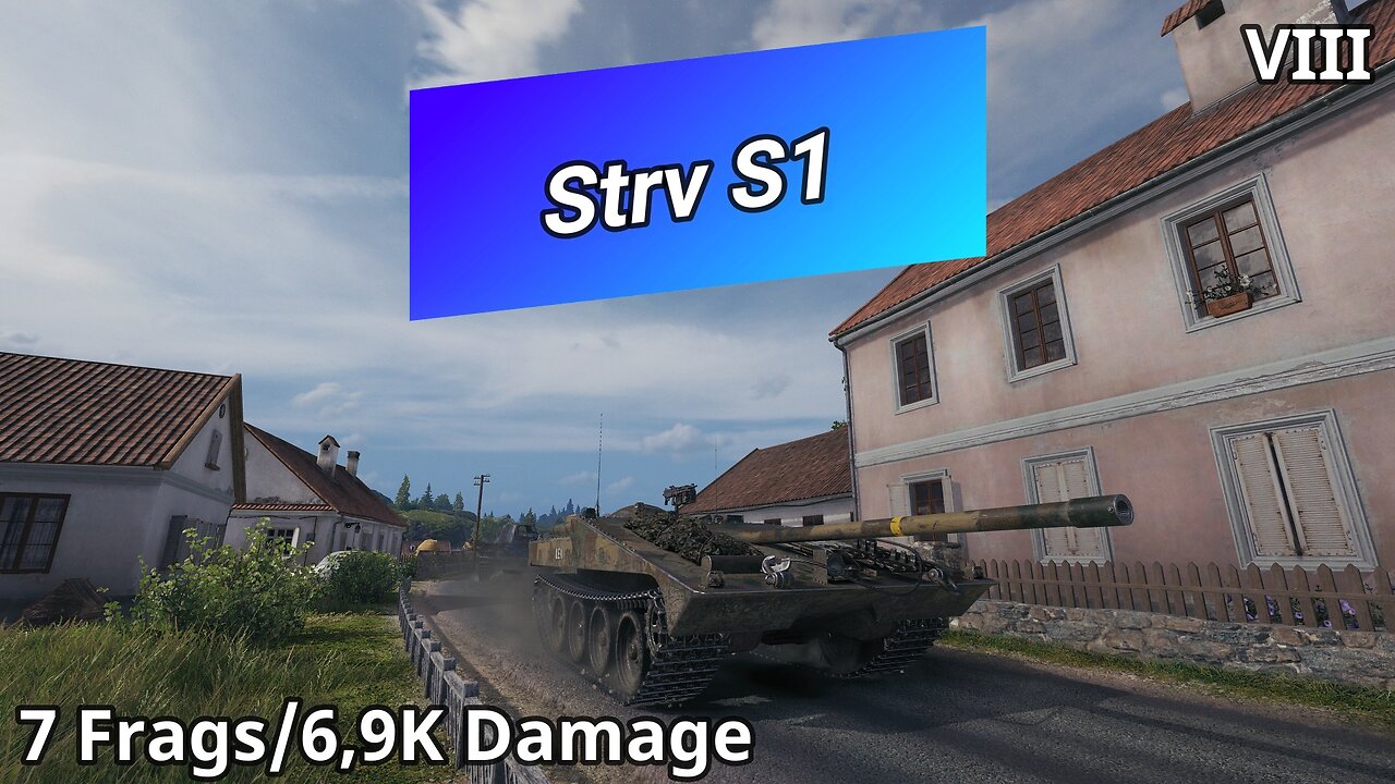 Strv S1 (7 Frags/6,9K Damage) | World of Tanks