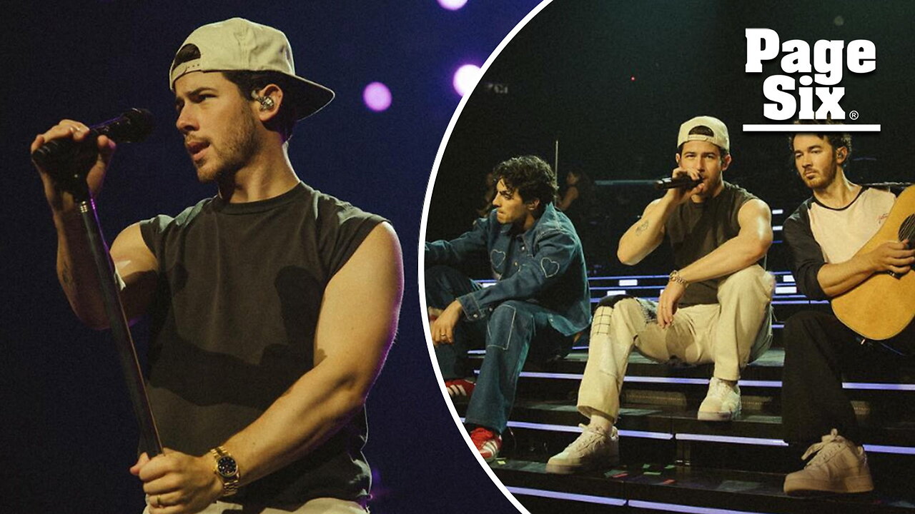 Jonas Brothers fans 'go feral' over Nick's 'frat boy' tour outfit