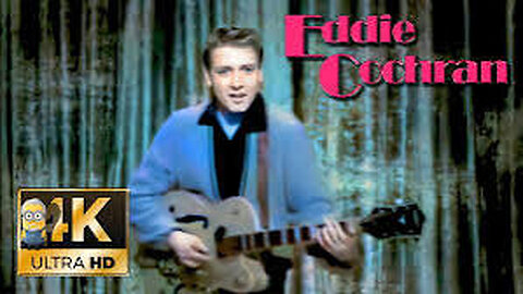 Eddie Cochran AI 4K Colorized (Normalised) - Teenage Heaven (Remastered Stereo) 1959