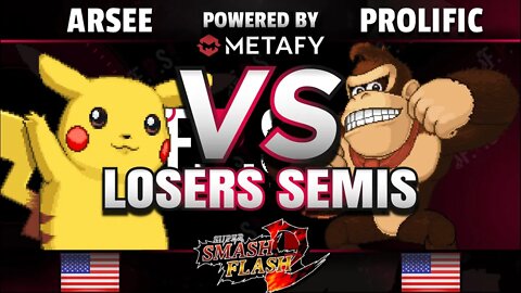 FPS4 Online - Arsee (Pikachu, Naruto) vs. Prolific (Donkey Kong) - SSF2 Losers Semis