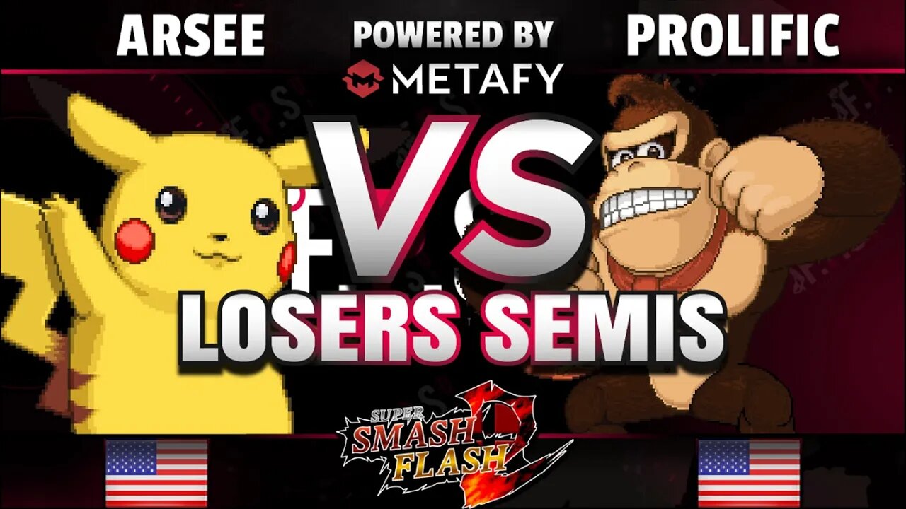 FPS4 Online - Arsee (Pikachu, Naruto) vs. Prolific (Donkey Kong) - SSF2 Losers Semis