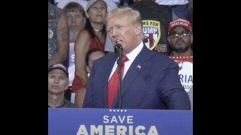 Trump says: "They can't divide us".