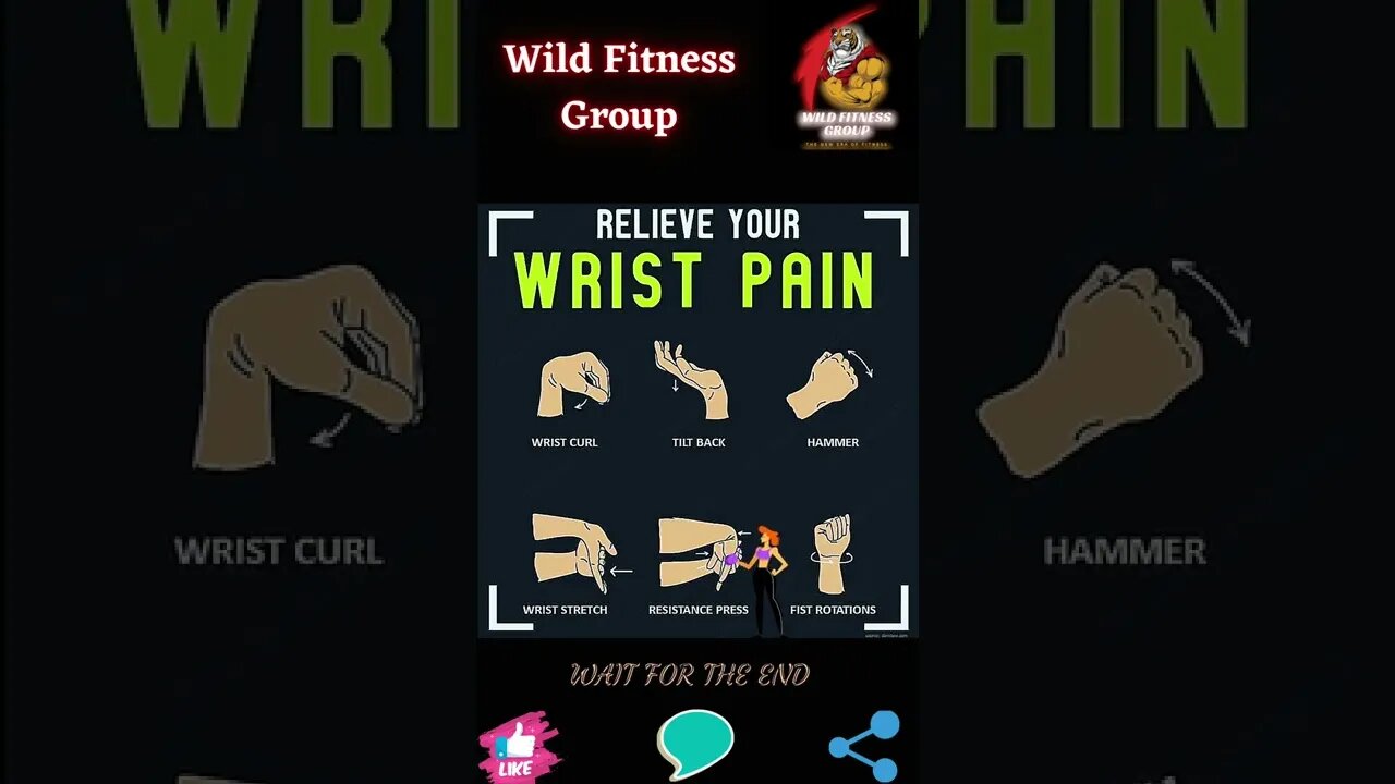 🔥Relieve your wrist pain🔥#shorts🔥#wildfitnessgroup🔥7 December 2022🔥