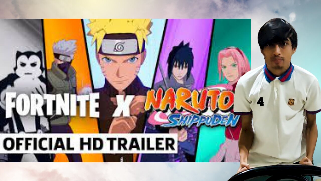 Naruto arrive on the Fortnite Island