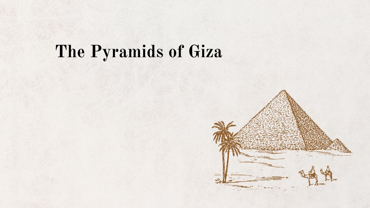 The Pyramids of Giza| Monuments of Eternal Wonder| Documentary