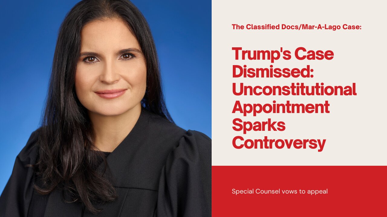 Trump documents case DISMISSED