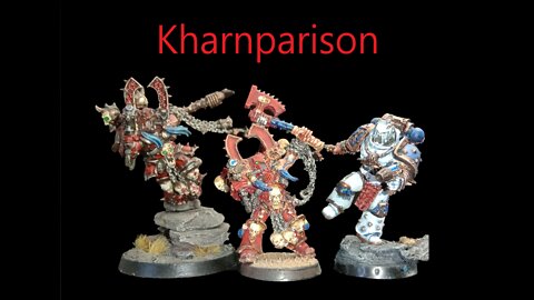 Kharnparison 40k New Vs Old Comparing The Old and New Kharn The Betrayer Models From Games Workshop