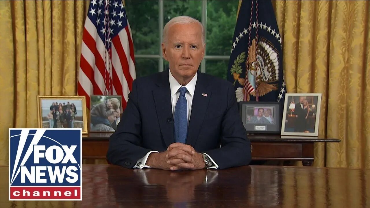 *FULL SPEECH* Biden addresses the nation after dropping out of 2024 presidential race