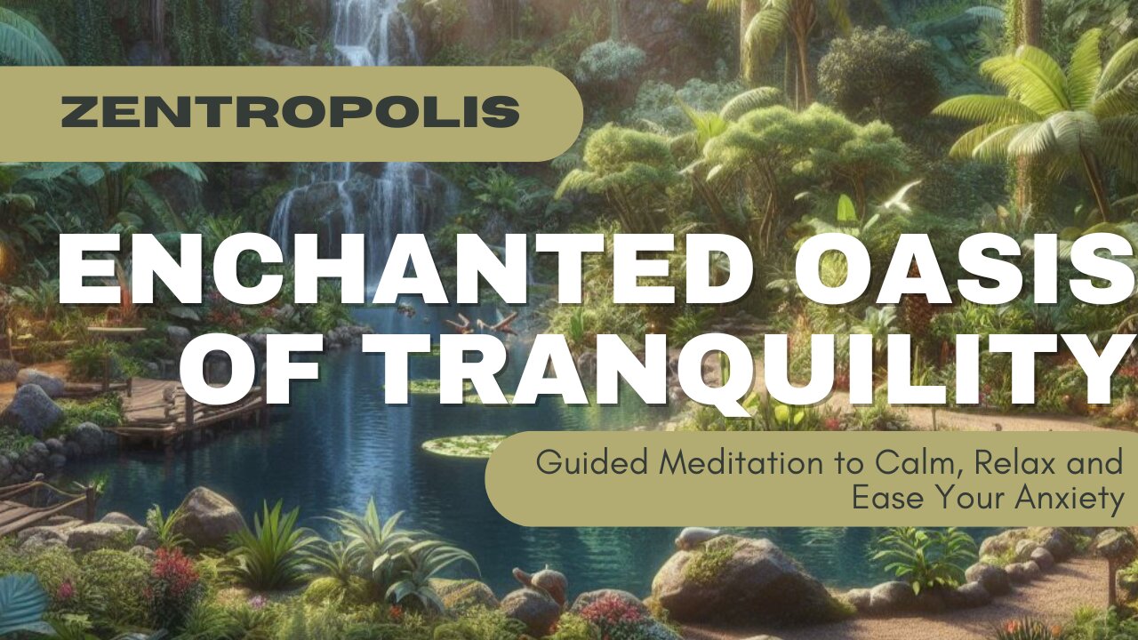 Enchanted Oasis of Tranquility to Calm, Relax and Ease Your Anxiety