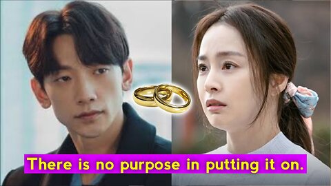 Rain Clarifies His Decision To Not Wear His Wedding Ring