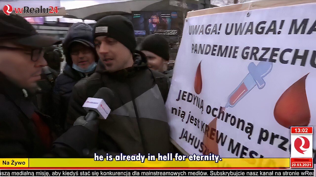 LIVE interview during the 'March for Freedom' protests! Amightywind Ministry defends freedom!