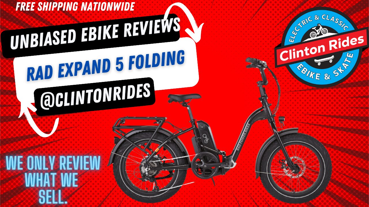 Clinton Rides | UnBiased Review | Rad Power Bikes RadExpand 5 FOLDING